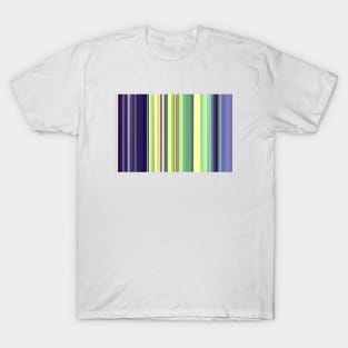 Purple & Green Stripes T-Shirt